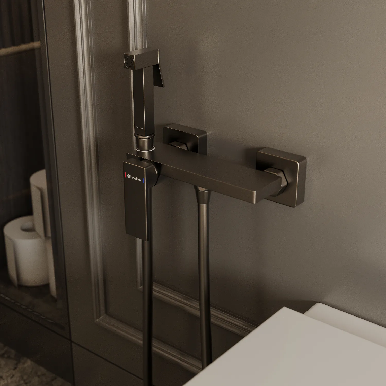 Смеситель с гигиеническим душем FHS02S0GM